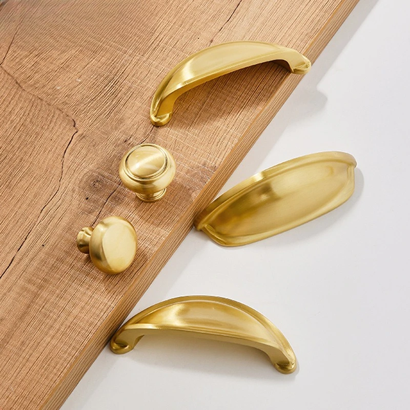 

Ручка ящика с французской ракушкой, современный минималистичный элитный роскошный золотой подвесной шкаф, ручка для шкафа