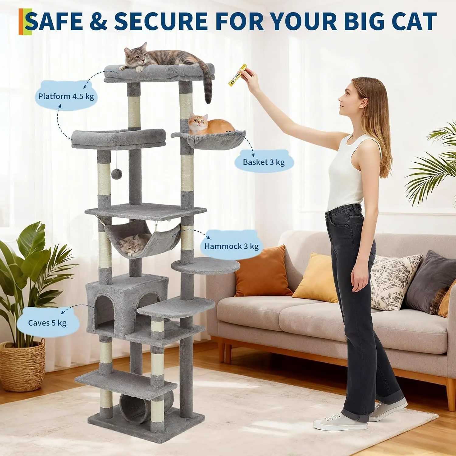 Ultimate Cat Scratching Post and Playground
