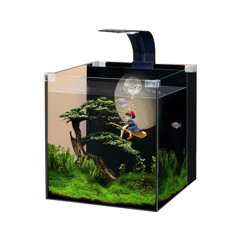 Factory Price All Types Customized Glass with LED Light and Filter Media  Aquarium Glass Fish Tank