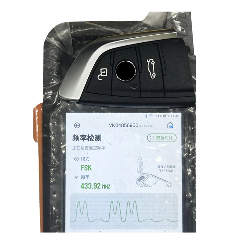 CN006081 3 przyciski oryginalne klucz zdalny dla BMW X5 bezkluczykowy klucz zdalny dla koreańskiej 434mhz PCF7953P chip FCCID