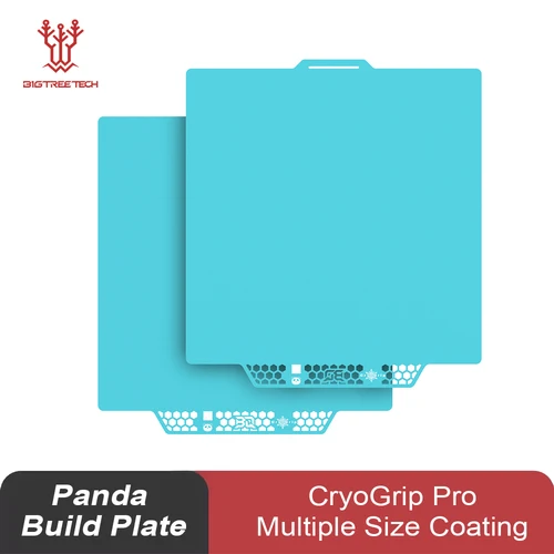 BIQU Panda Placa de construcción CryoGrip Pro recubrimiento sin obstrucciones resorte de acero de doble cara para impresora 3D BambuLab Voron Kobra Adventurer 5M