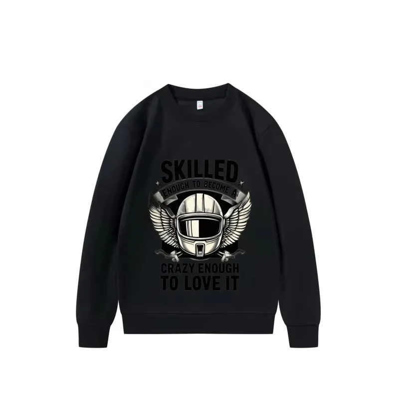 

250 г толстовка из плотного хлопка с круглым вырезом, большие размеры с круглым вырезом, прямая доставка в США, 2026, бесплатная доставка, уличная одежда