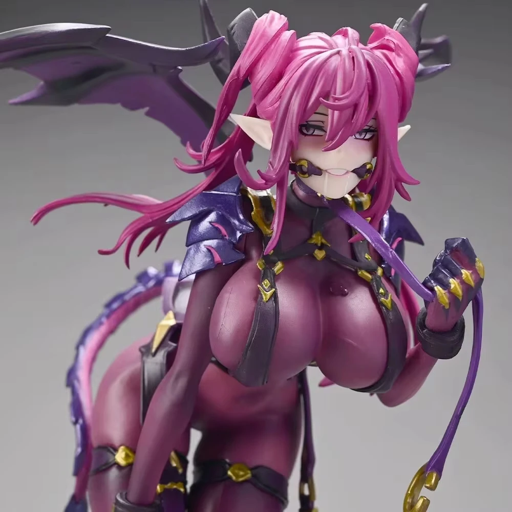 Dragonknight Clytie Anime Q-Version 24cm Kawaii PVC Action Figure Model Statue Desk Decoration Collectible Toy Chassis Ornament
