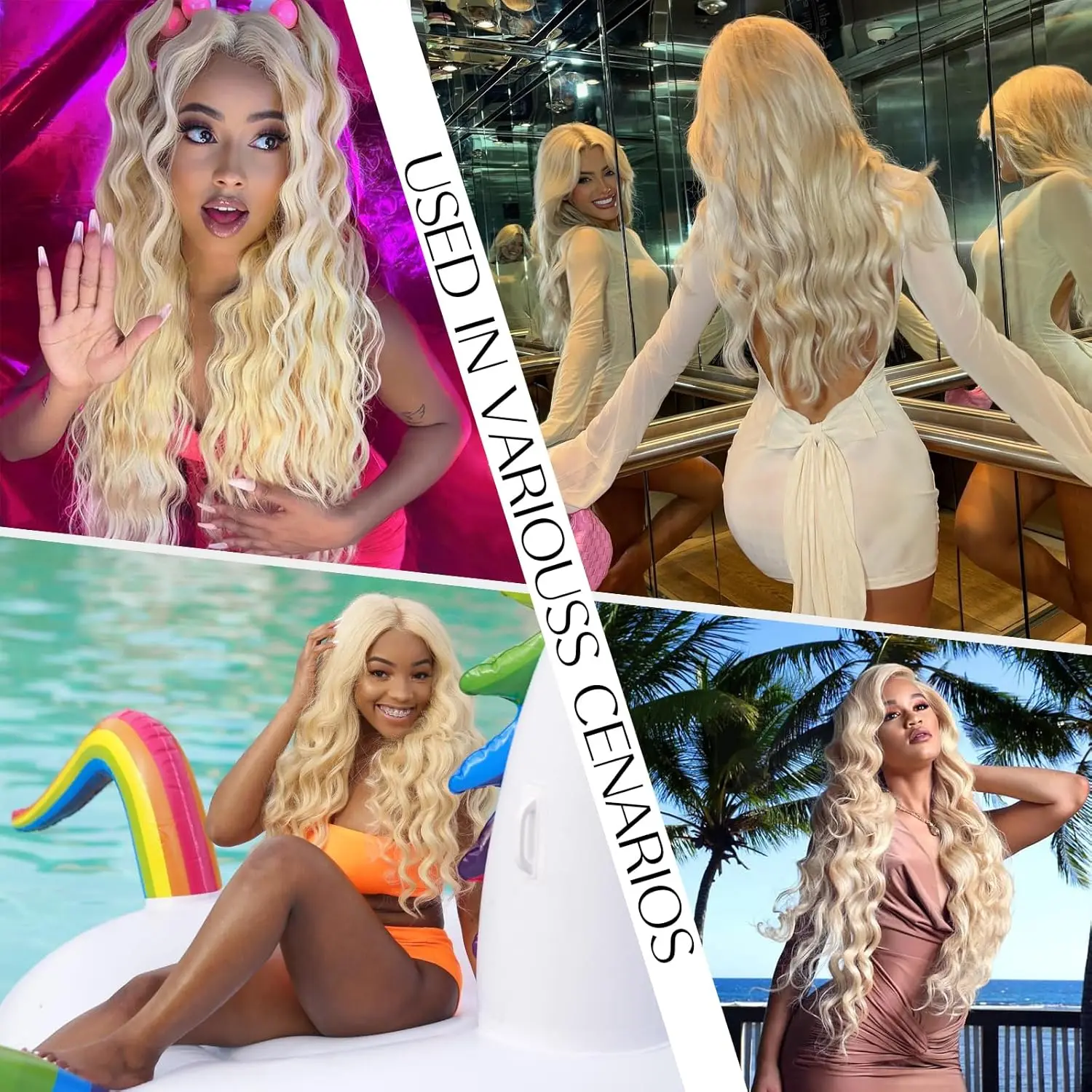 32 Inch 220% Density Wig Human Hair 613 HD Transparent Lace Frontal Wig 13x6 Body Wave Pre Plucked For Women Brazilian Remy Hair - Image 2