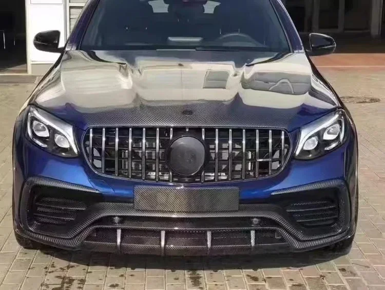 Suitable For 17-21 Mercedes-Benz GLC260 43 63coupe Modified Carbon Fiber Hood Hood
