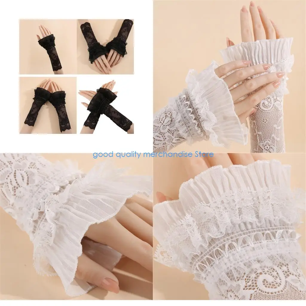 y5jd-1-pair-multifunctional-lace-fake-sleeves-easy-to-clean-and-maintain-leg-covers-for-women-gilrs-daily-nails-activities