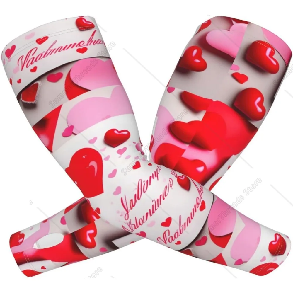 Lover Day Print Kühlarmabdeckung für Erwachsene mit Daumenlochschutz, passend für Outdoor-Aktivitäten