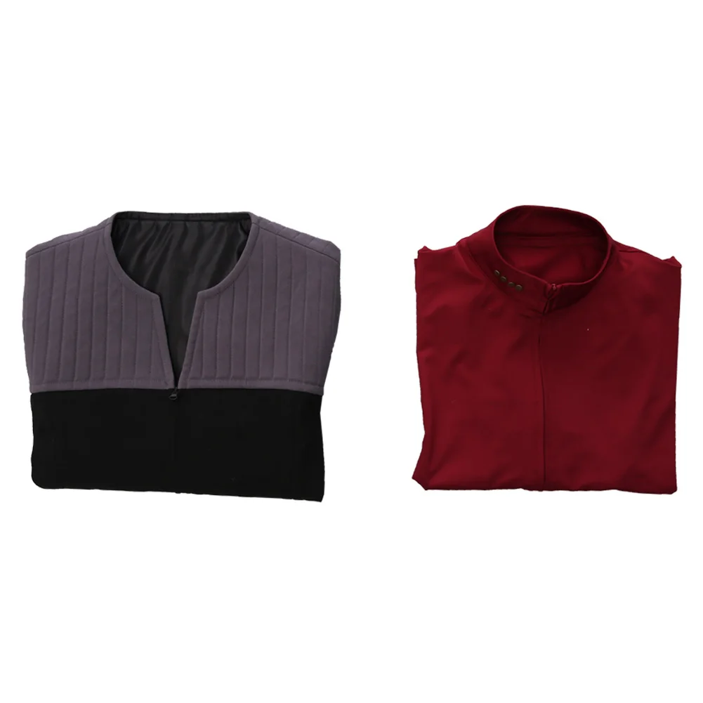 Filme espaço viagem role play luc cosplay picard disfarce traje masculino roupas adulto masculino fantasia vestir-se roupas de festa