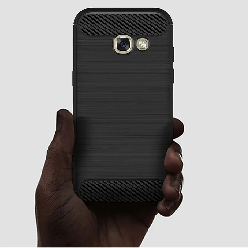 Case For Samsung Galaxy A3 2017 Case Silicone TPU Shockproof Carbon Cover for Samsung Galaxy A3 2017 A320 A320F Funda Capa Coque