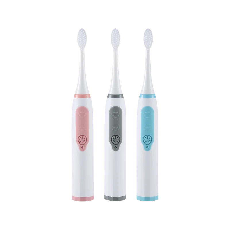 Jianpai-cepillo de dientes eléctrico sónico para hombres y mujeres adultos, batería de Limpieza Profunda, pelo suave para el hogar, impermeable IPX6