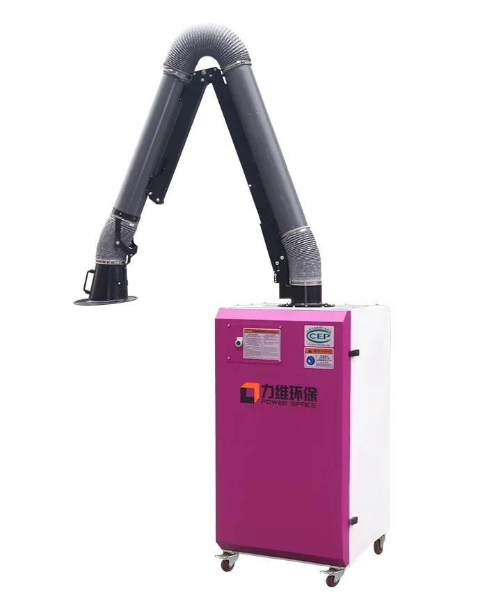 Automatic cleaning cartridge portable welding fume filter mobile filter unit mobile dust collectors