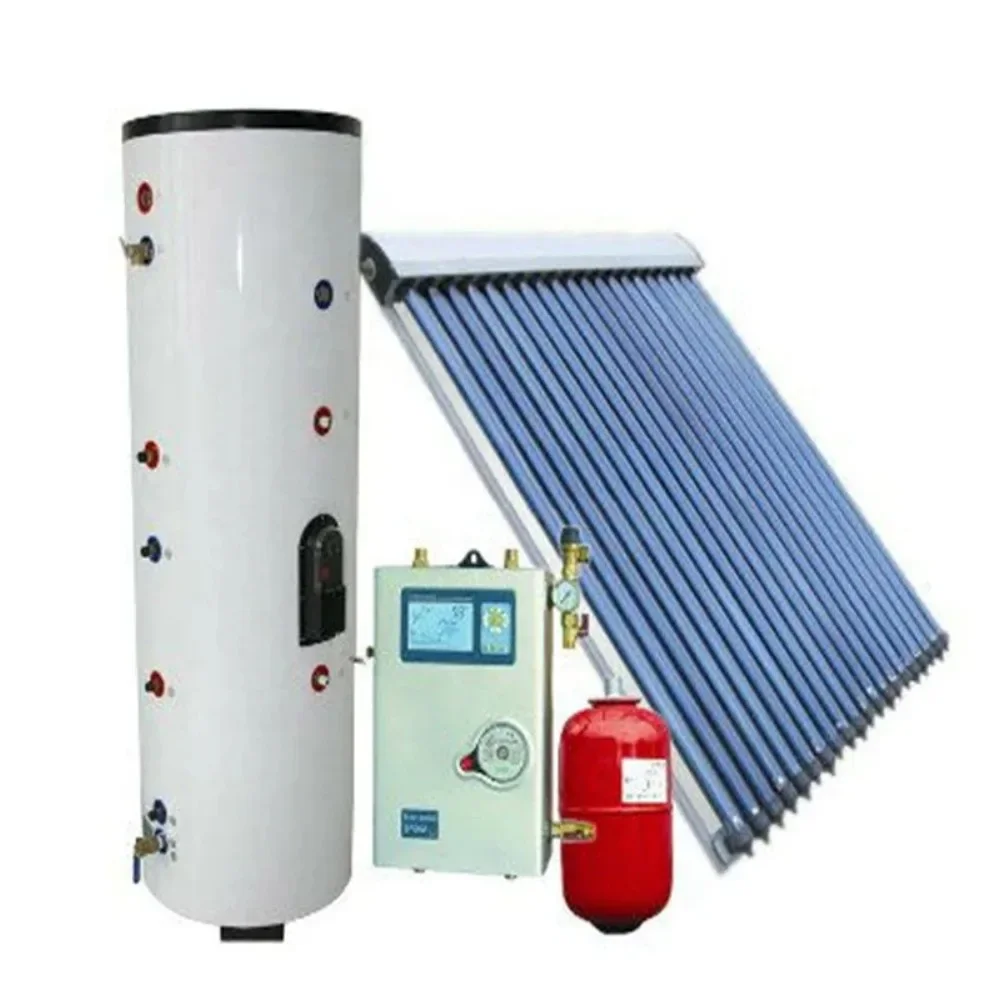 

【Best-selling】 Sizes & Materials Newest Spilt Solar Water Heater System Double Copper Coil Solar Heater Solar Collecto