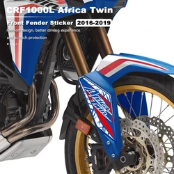 Etiqueta da motocicleta para Honda, CRF 1000L, frente Fender, mudguard decalque, África Twin, 2016, 2017, 2018, 2019