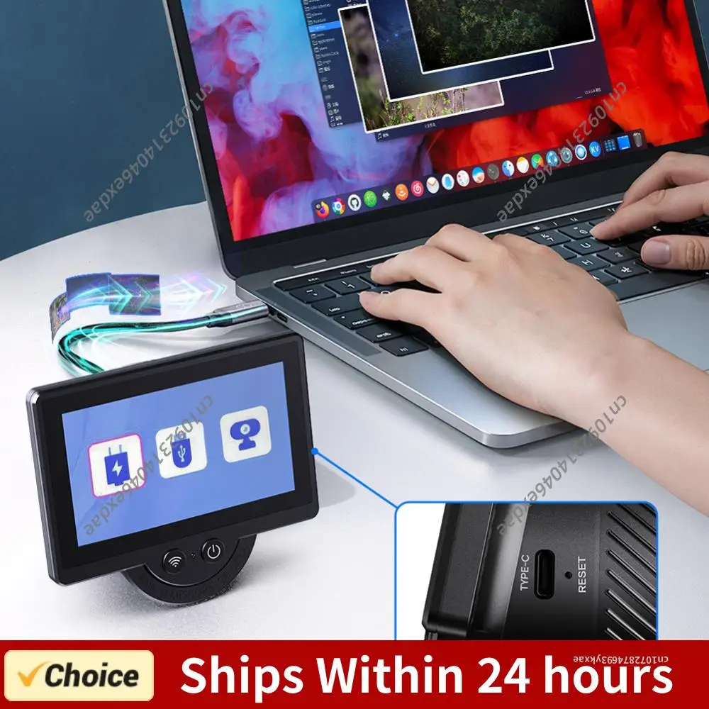 

WiFi Electronic Eyepiece 1080P Telescope Camera Eyepiece with 4.3 Inch IPS Screen Astronomical Telescope Accessories