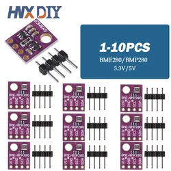 1-10pcs BME280 BMP280 5V 3.3V Digital Sensor Temperature Humidity Barometric Pressure Module I2C SPI for Arduino