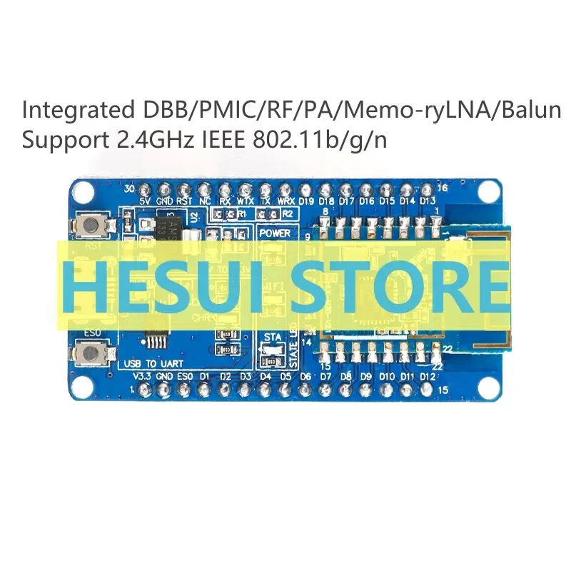 HLK-M20 Serial WiFi module iot serial to WiFi wireless transmission low power SDK development board