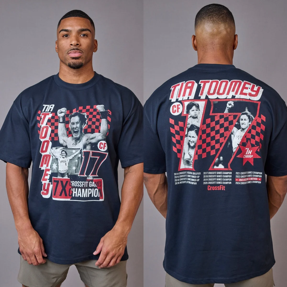 2026 Tia The G.O.A.T. Tee GYM Graphic Cotton Tee Printing High-end Luxury Unisex Style Both of Men and Women