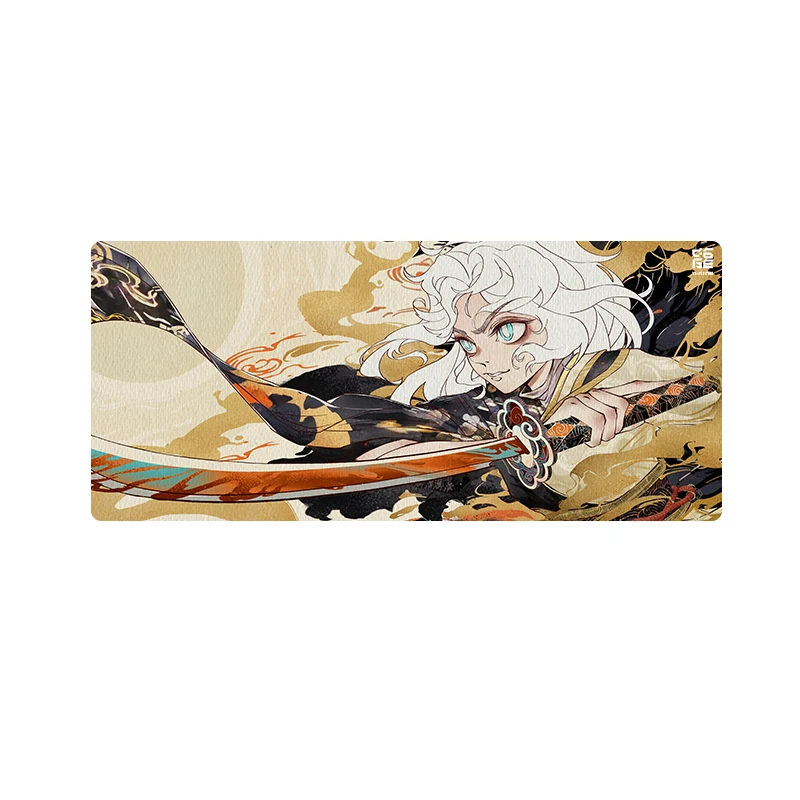 D-GLOW 【shi yue】مفرش طاولة مقاوم للماء للعبة الرياضات الإلكترونية ذات الحبيبات الدقيقة، لوحة ماوس، تحكم FPS، كبير ومتين