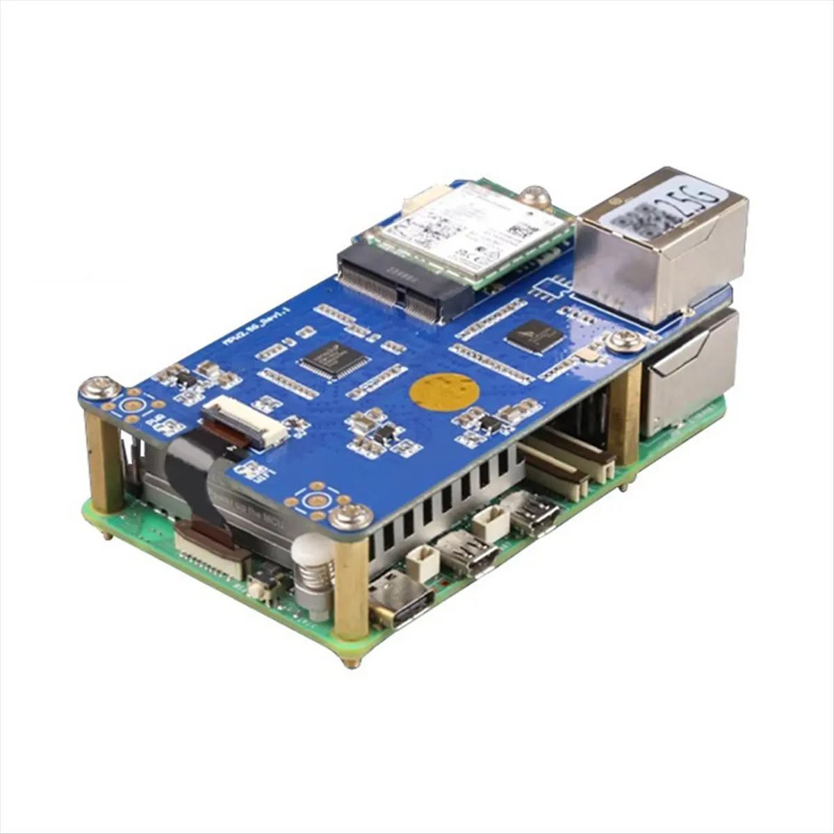 a16i-carte-d'extension-mpw25g-pour-5-ports-pcie-vers-wifi7-25g-eth-avec-module-wifi-et-antenne-rtl8125-m2-pour-rpi-5