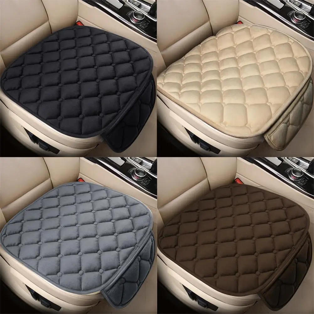 

Car Seat Covers Plush Anti Scratch Automotive Seat Protector Cushion Auto Front/Rear Seat Pad Universal Mats All Seasons