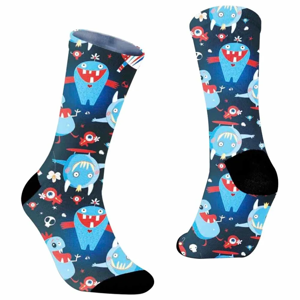 Christmas socks Men Women Socks Lovely Sock 2024 New Breathable Sweat-Absorbing Casual Socks Graffiti Skull Animal Pattern Socks