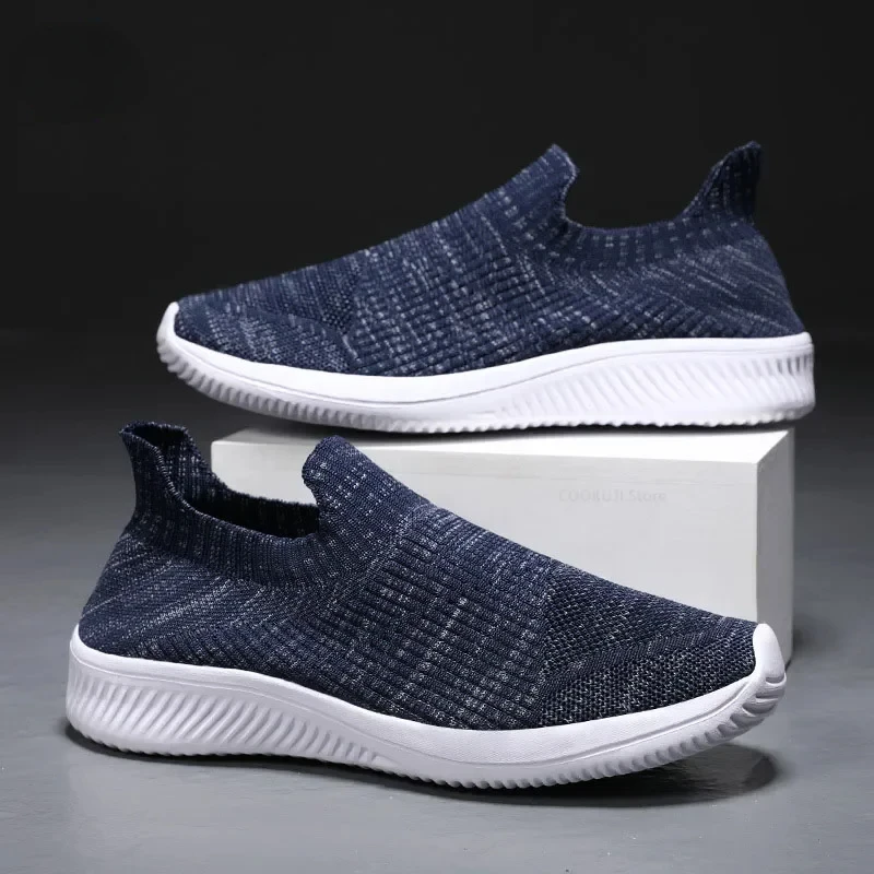 

2022 New Men Casual Shoes Lace Up Men Shoes Lightweight Comfortable Breathable Walking Sneakers Mesh Casual Sneakers