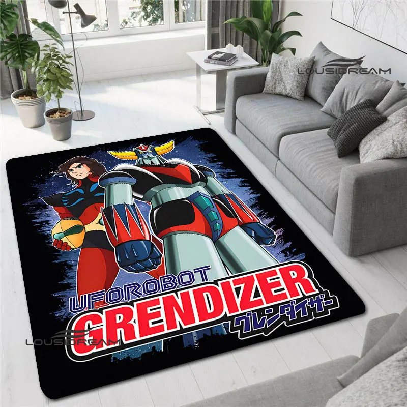 UFO ROBO GRENDIZER GOLDORAK printed carpet anime rug outdoor rug area rug kawaii room decor bedroom decor birthday gift