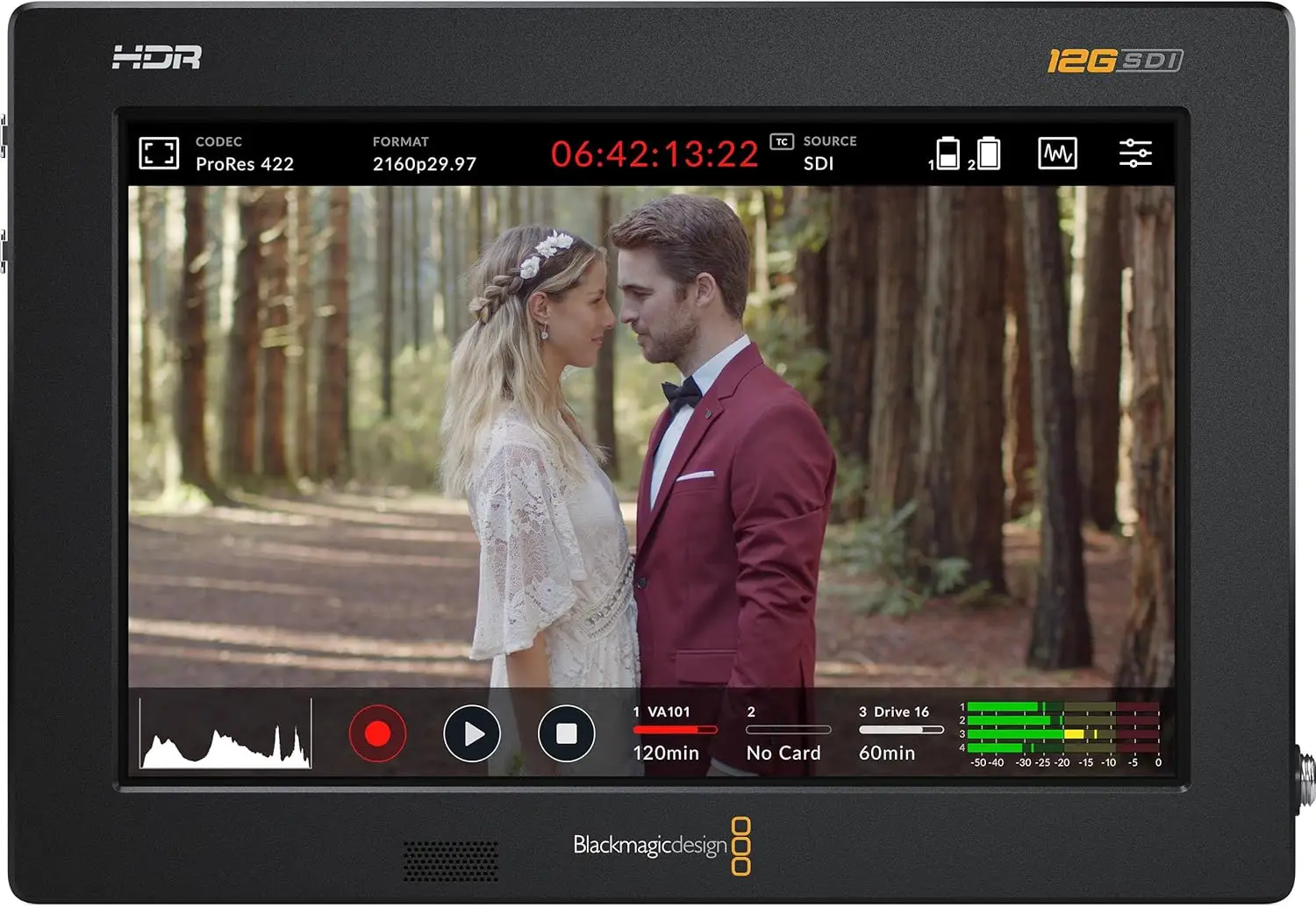 

Монитор Blackmagic Video Assist 7 12G-SDI HDMI HDR HYPERD AVIDA12 7HDR