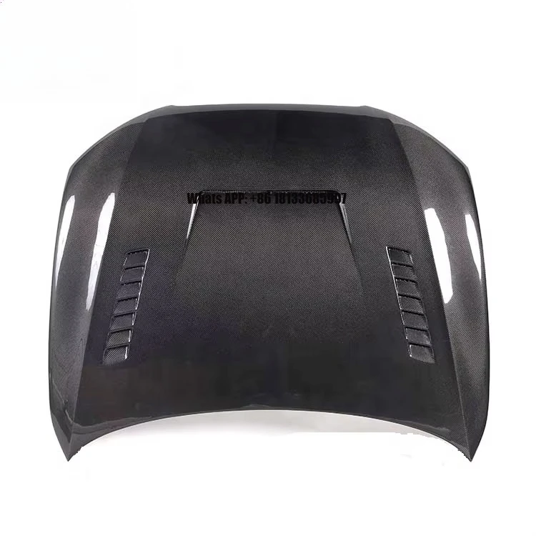 

High Glossy Rs5 Real Carbon Fiber Car Front Bumper Engine Hoods Cover For Audi +++ 2012 2013 2014 2015