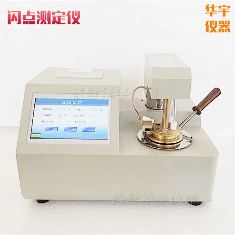 Oil Closed Flash Point Tester Automatic Methanol Asphalt Lubricating Oil Opening Tester Ignition Point Testing Instrument