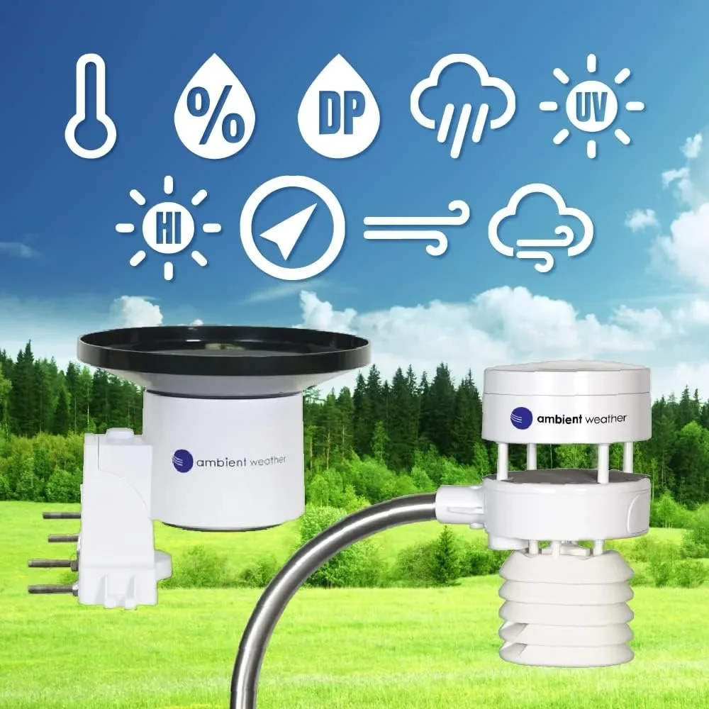 WS-5000 météo Ultrasonic Smart Weather Station