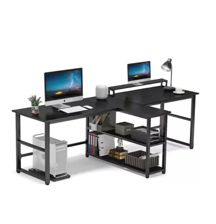 

Комбинированный офисный компьютерный стол с зарядкой