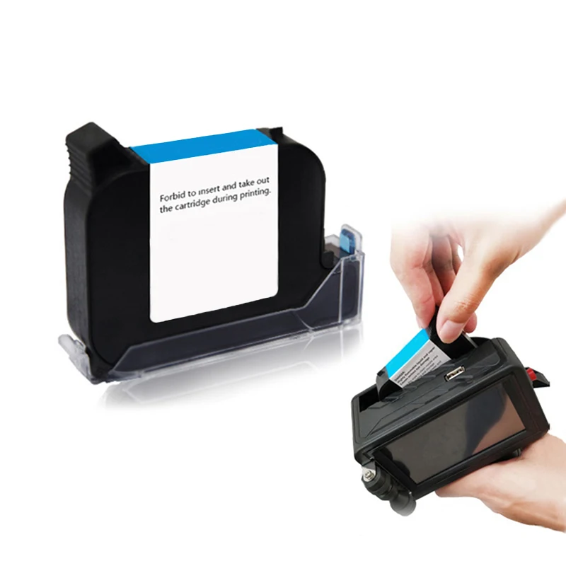 Imagem -06 - Polegada Cartucho de Tinta Seca Rápido Vermelho Azul Verde Branco Preto-secagem Rápida Tinta 45ml Cabeça Handheld Impressora Jato de Tinta Cartucho de Tinta 25.4 Milímetros 1