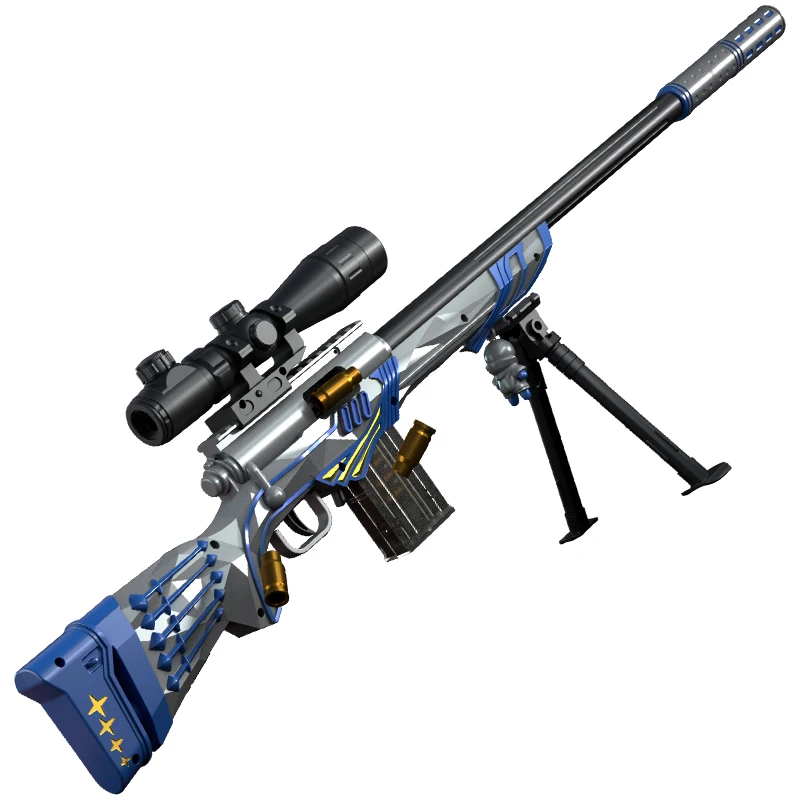 새로운 M24 수동 쉘 배출 안전 소프트 총알 모델 장난감 총 게임 같은 장난감 생일 선물 소년 가족 활동