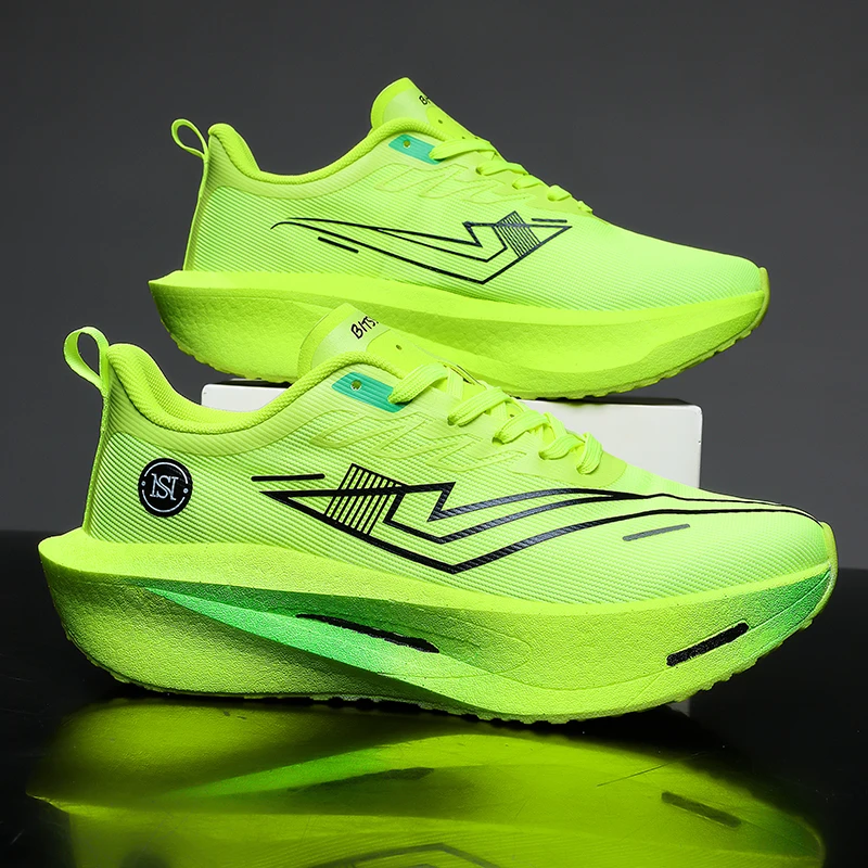 Men's Comfortable, Casual, and Stylish Sports Road Running Shoes, with Breathable Mesh Upper, Non-Slip and Wear-Resistant Sole, Low-Top Lace-Up Design, Suitable for Casual Wear, Running, and Outdoor Activities, Suitable for All Seasons