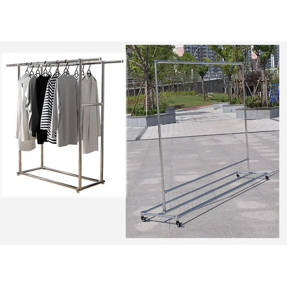 1Pc Round Fixed Clamp Furniture Hardware Pipe Joint Rod Support Tube Connector Clothes Display Rack