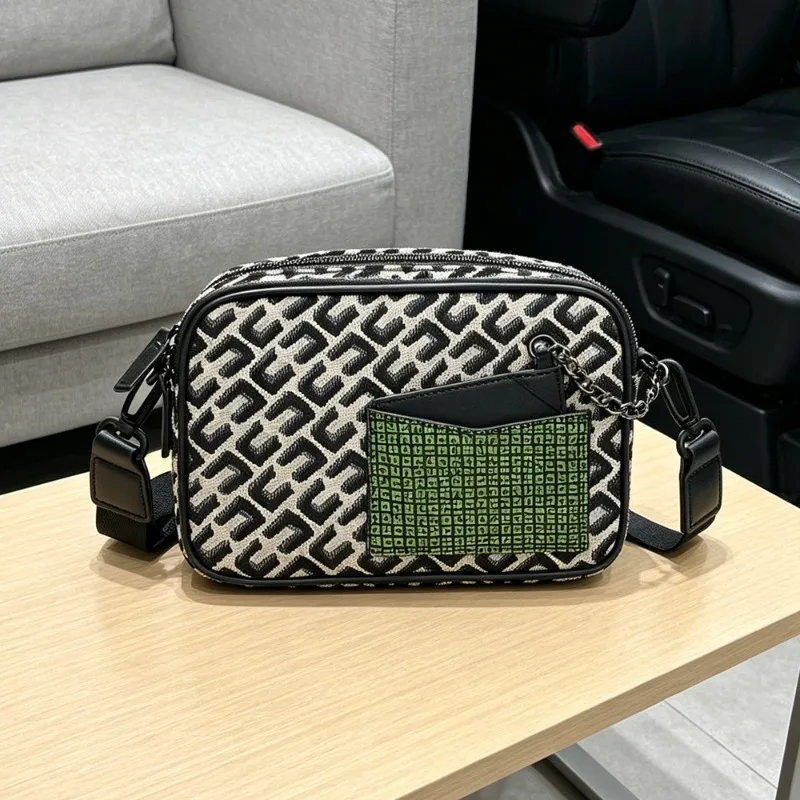 2026 New Fashion Crossbody Bag Men Women Rectangle Crossbody Shoulder Bags Geometric Unisex Large Capacity Square Sling Purse