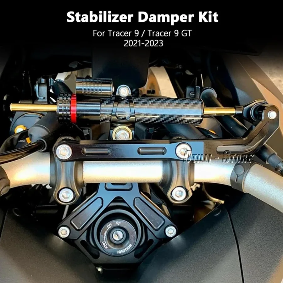 لياماها الراسم 9 GT 9GT 2021 2022 2023 التوجيه المثبط استقرار دراجة نارية توجيه امتصاص الصدمات عدة مكافحة هزة جهاز f