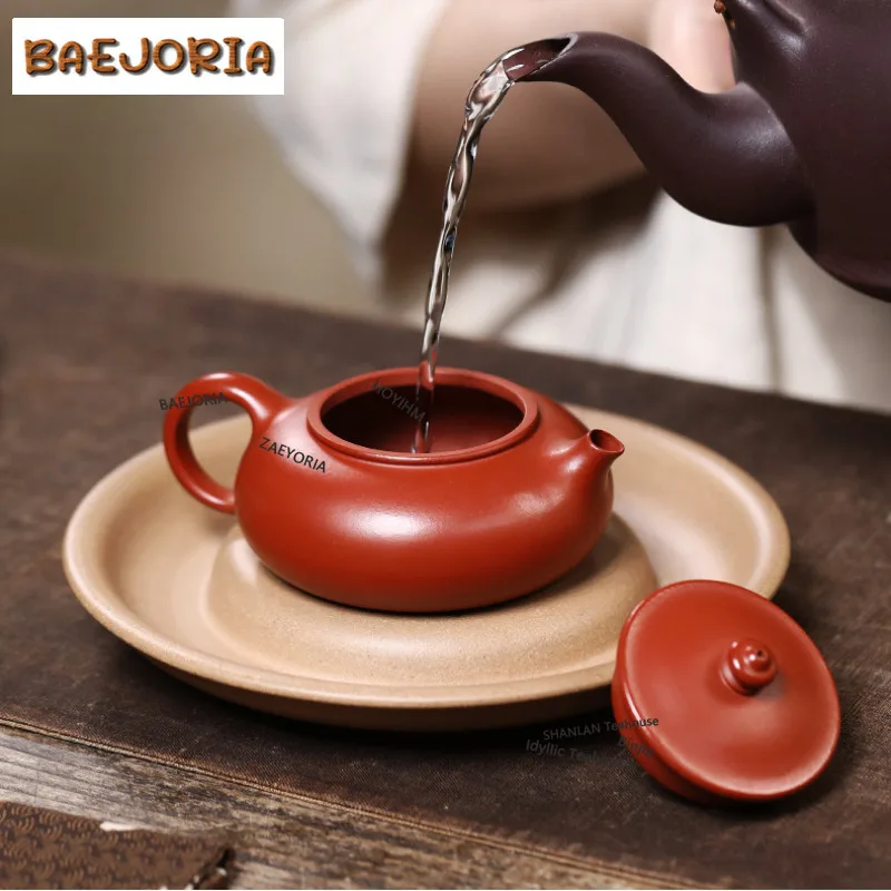 BAEJORIA Authentic Yixing Purple Clay Teapots Handmade Han Jiang Pot Raw Ore Mud Tea Infuser Kettle Chinese Zisha Tea Set