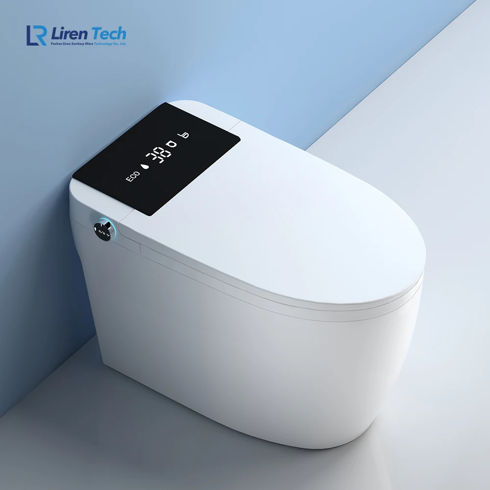 Smart Bidet Toilet One Piece Ceramic Auto Flush Remote Control Bathroom WC OEM Customizable Export