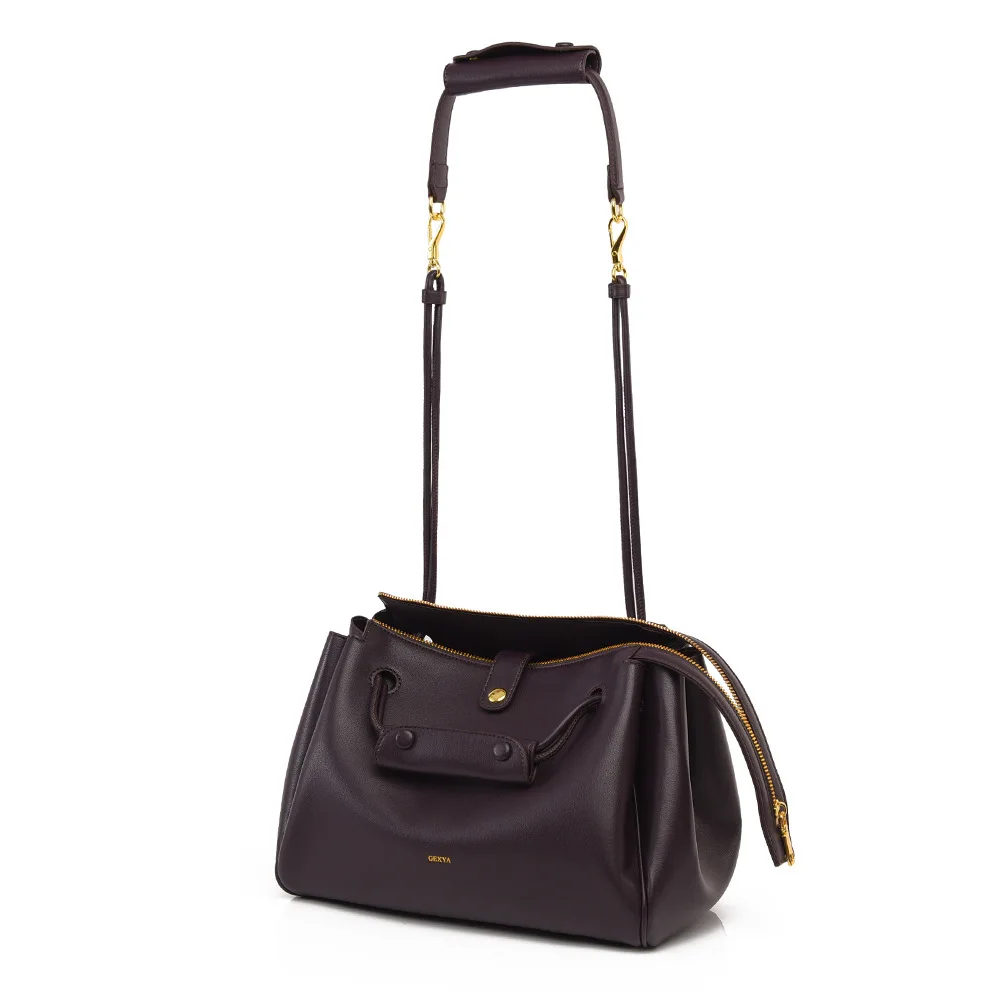 

Женская сумка через плечо для повседневного использования, высококачественная сумка-тоут из мягкой кожи, вместительная сумка через плечо, универсальная повседневная сумка.