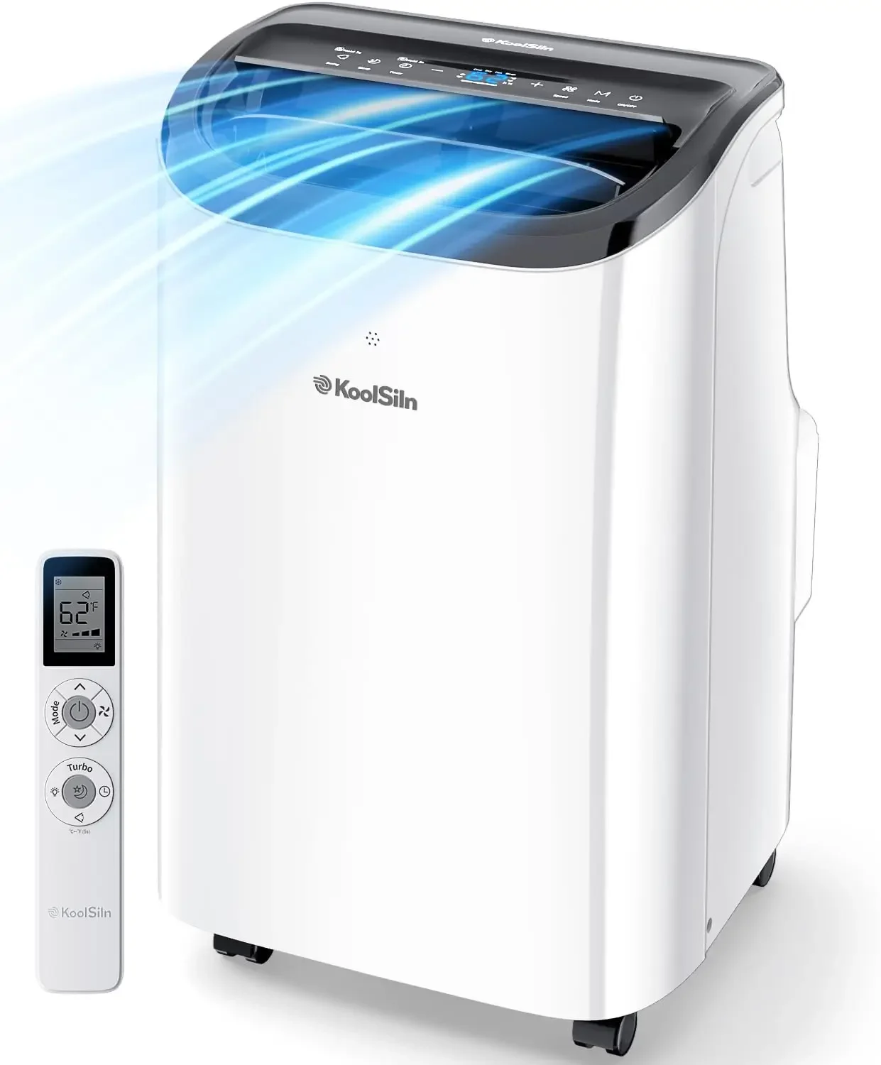 

10,000 BTU Portable Air Conditioner Cools Up to 450 Sq.Ft, Auto-Evaporation Low Noise Portable AC Unit with Remote Control Fits