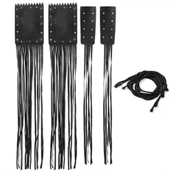 2pcs Motorcycle Handlebar Tassel Fringe Grip Cover Lever Cover Universal