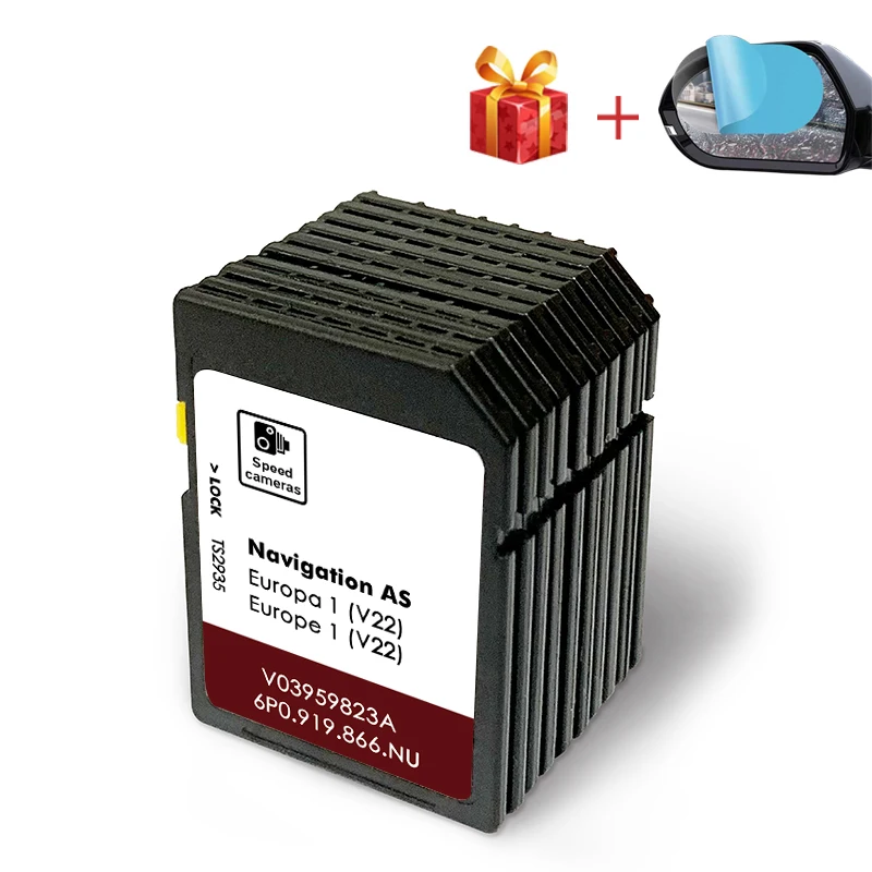 

Europa Brand New Genuine 2025 for Seat V22 AS MIB2 Ibiza / Leon / Map Sat Nav SD Maps Card