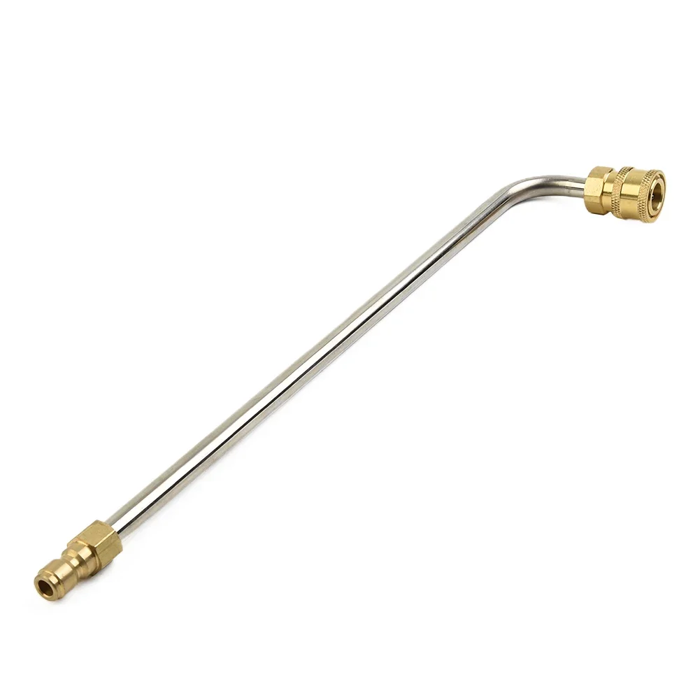 Washer Kit Turbo Nozzle Extension Wand High Pressure Spray Nozzle 1/4 Quick Connect Bent Rod Cleaner Accessories Easy Connect