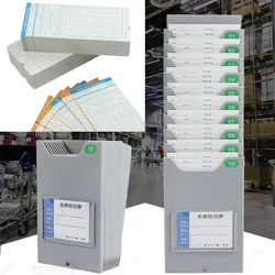 Time Card's Holder Clock Cards Rack Wall Mount Plastic Stand or Time Cards for time Recorder Electronic Attendance Machine