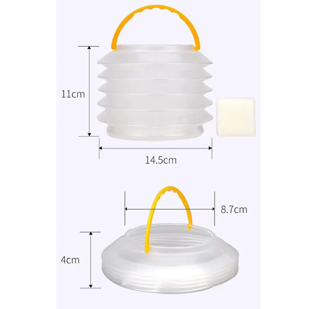 Plastic Brush Washer Removable Folding Brush Cleaner Oil Paintings