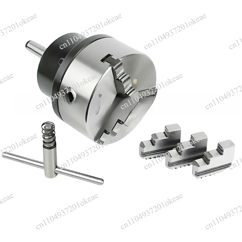 MT4 Taper Shank 3-Jaw 4-Jaw Rotary Chuck Tailstock Fixed Fixture Spare Parts Fit No.5 No.6 Lathe Grinder Metal Turning