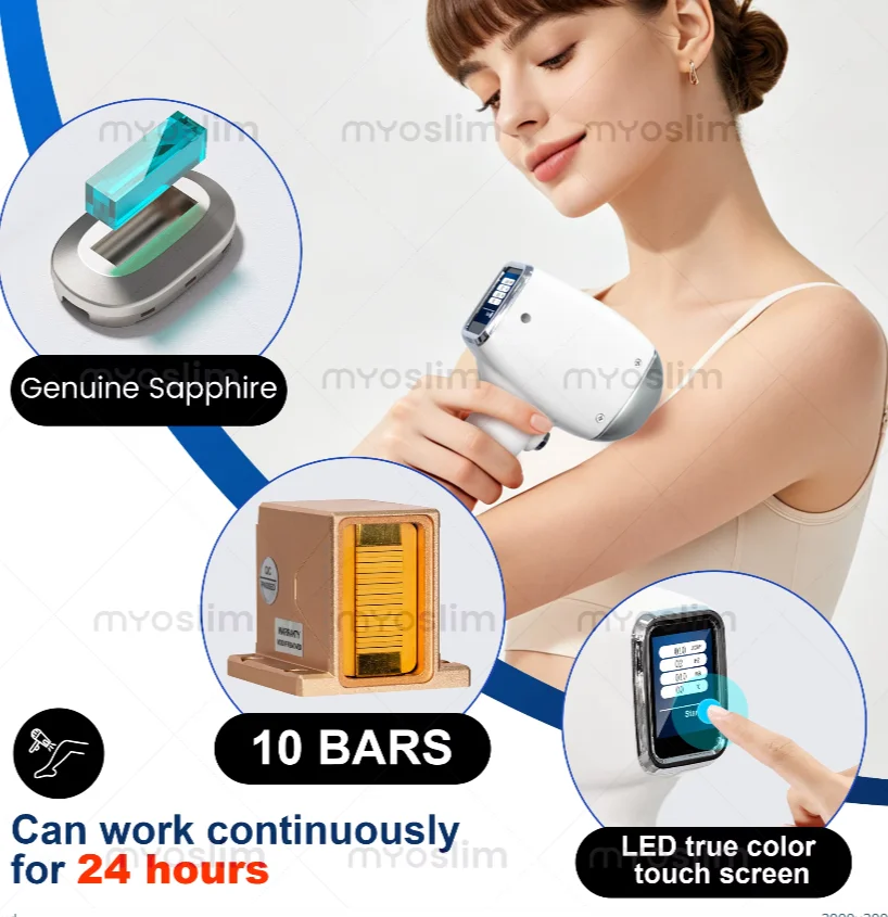 4 Wave Soprano Diode Laser Hair Removal Machine 5000W Portable 755nm 808nm 940nm 1064nm Ice Titanium Permanent Hair Remover