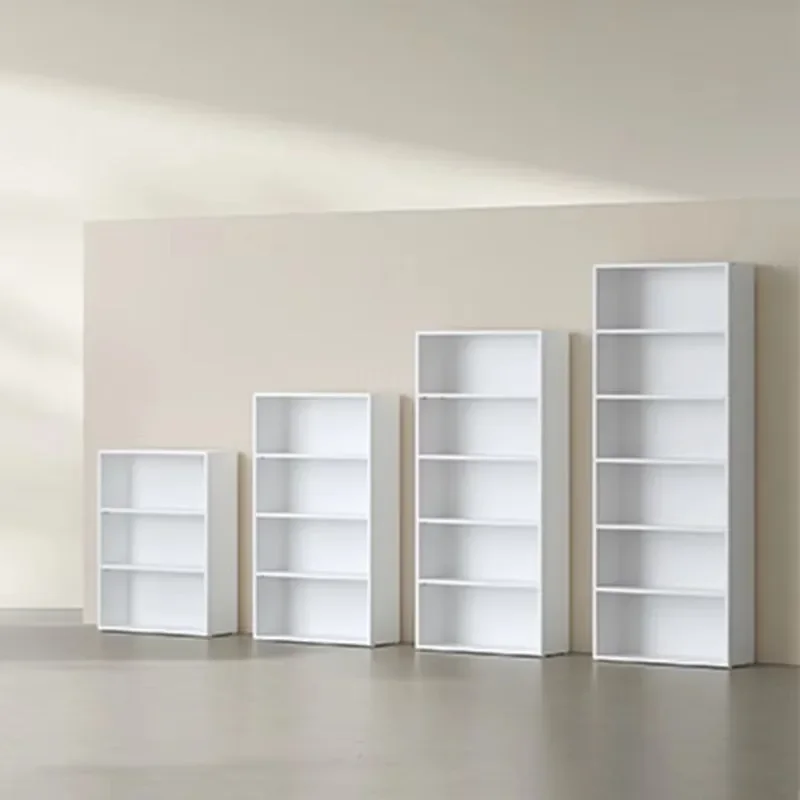 Modern floor-to-ceiling creative wooden bookshelf high capacity 3 4 5 6 layer bookcase
